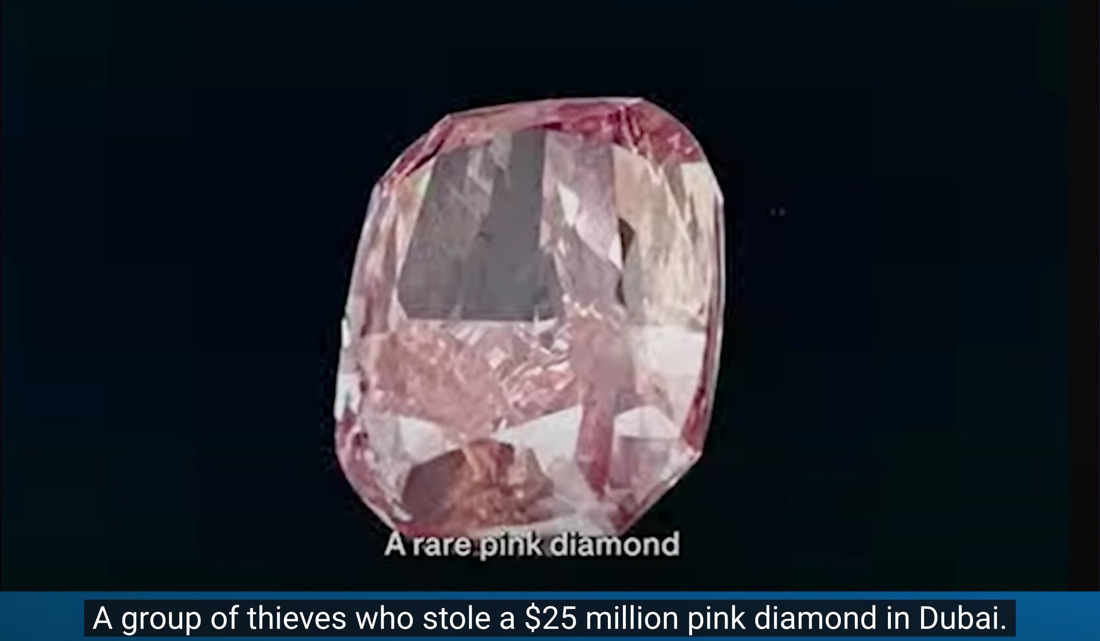 Dubai: Sventato il Furto di un Diamante Rosa da 25 Milioni di Dollari